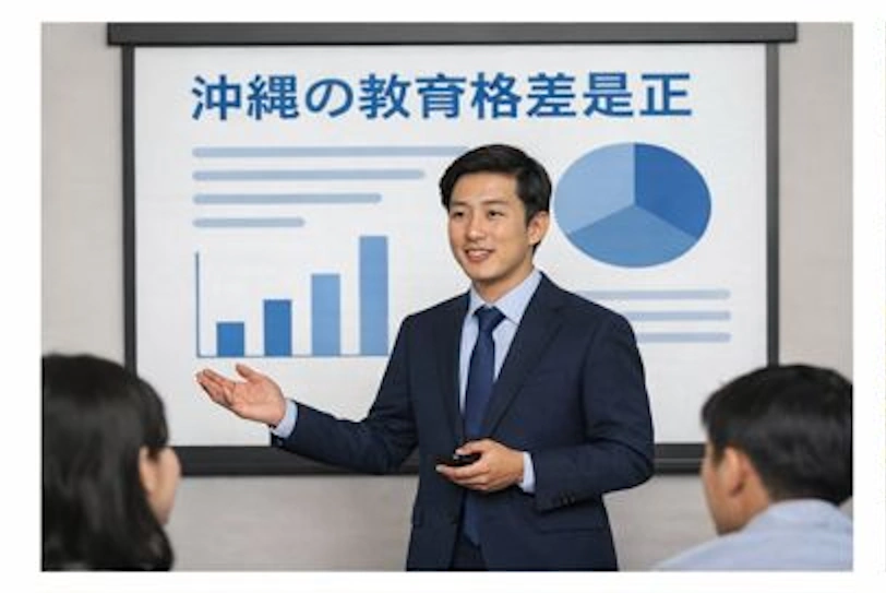 沖縄の教育格差是正のイメージイラスト